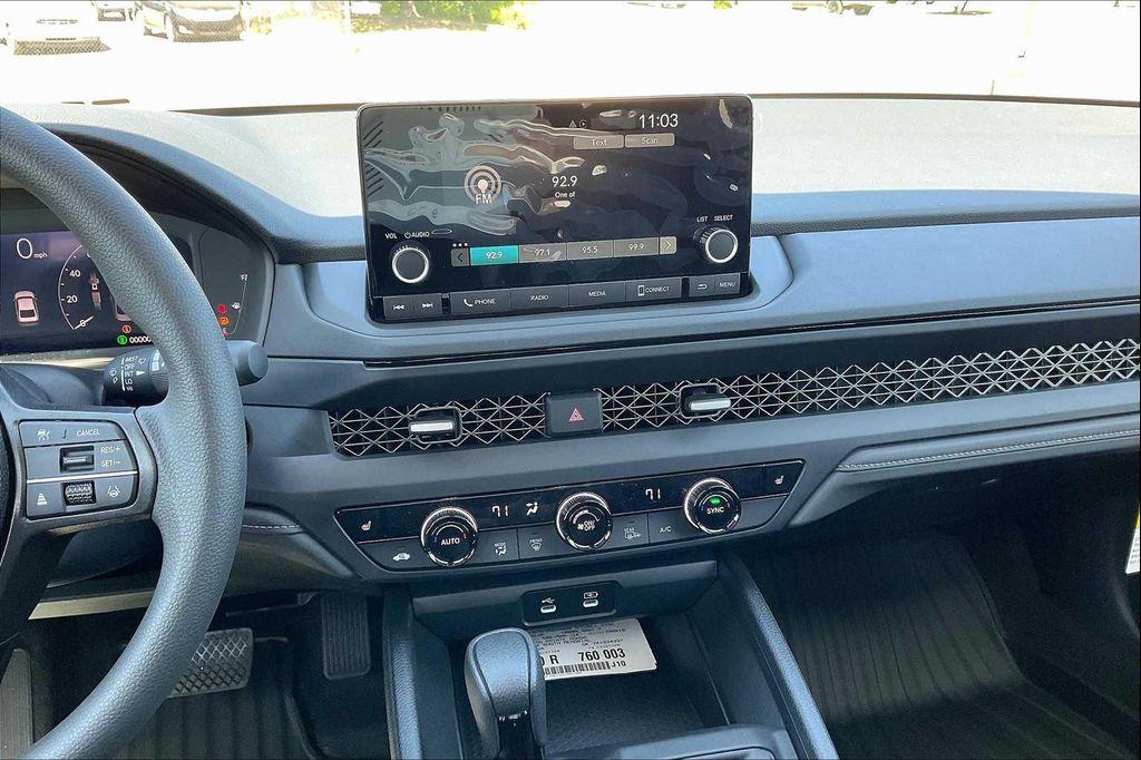 new 2025 Honda Accord car, priced at $30,460