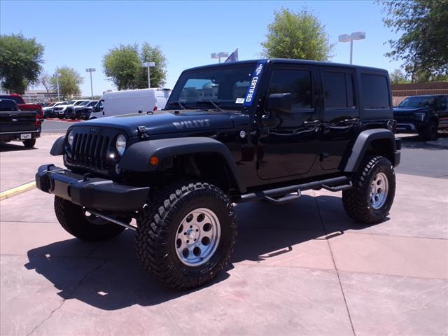 used 2017 Jeep Wrangler Unlimited car, priced at $19,803