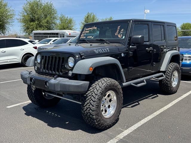 used 2017 Jeep Wrangler Unlimited car, priced at $19,987