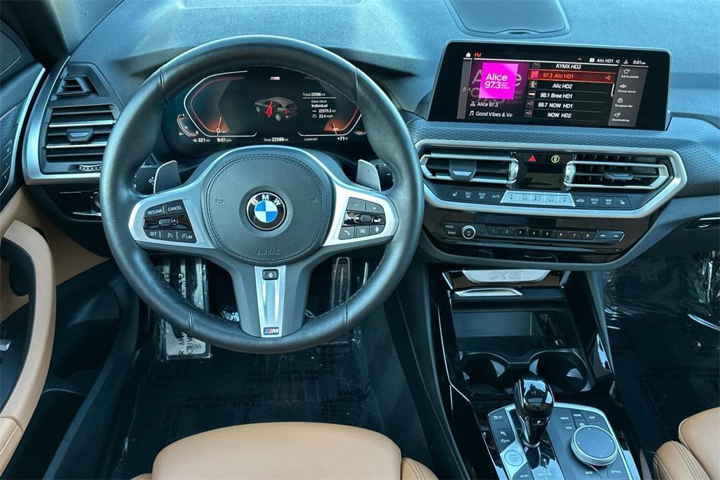 used 2022 BMW X3 car, priced at $37,900