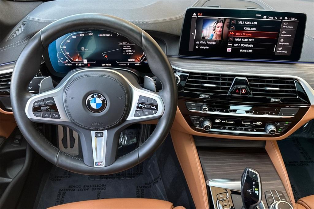 used 2022 BMW M550 car, priced at $55,900