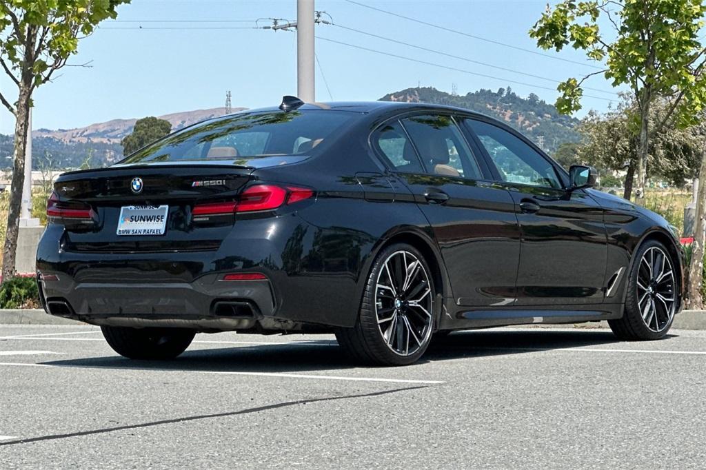 used 2022 BMW M550 car, priced at $55,900