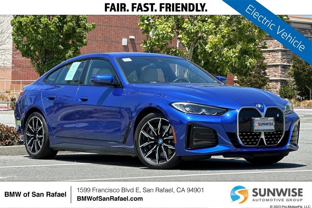 used 2022 BMW i4 Gran Coupe car, priced at $38,500
