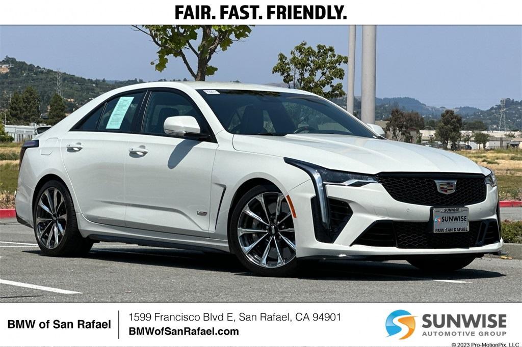 used 2023 Cadillac CT4-V car, priced at $57,988