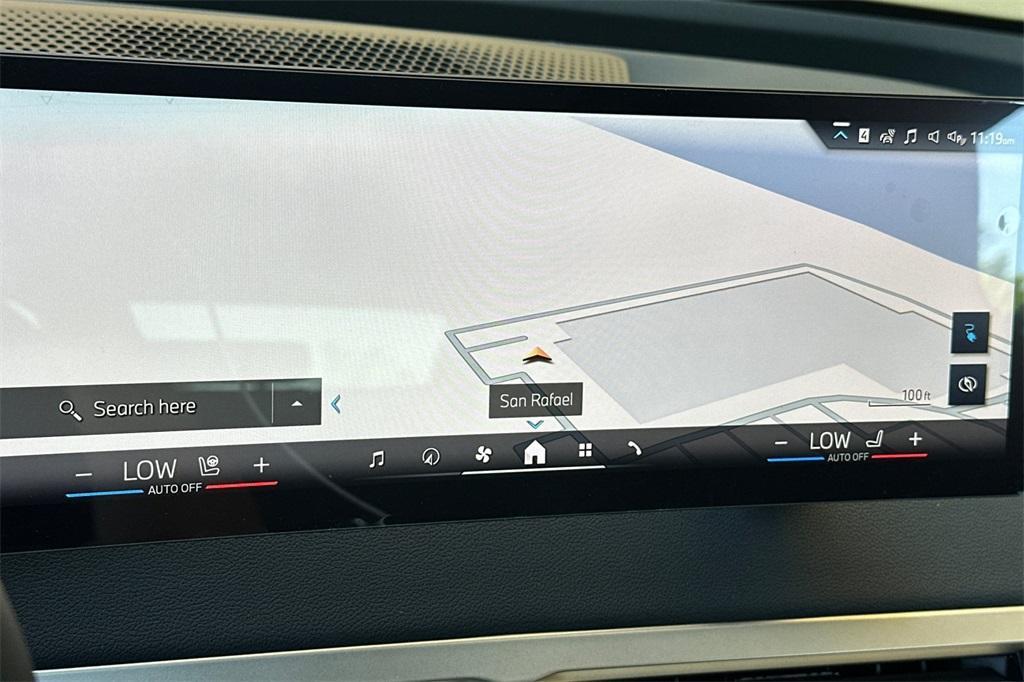 new 2025 BMW iX car, priced at $93,075