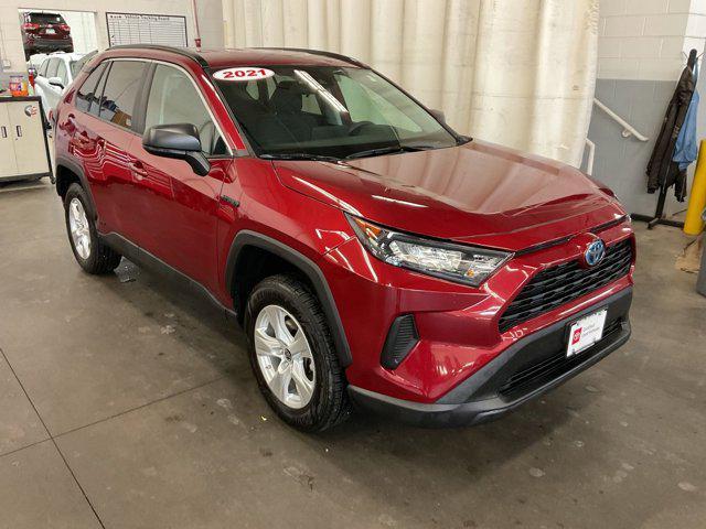 used 2021 Toyota RAV4 Hybrid car, priced at $29,850