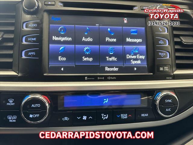 used 2016 Toyota Highlander car, priced at $18,996
