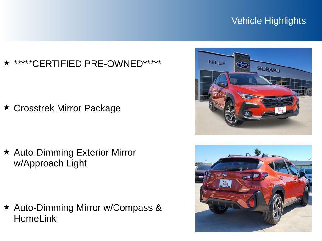 used 2024 Subaru Crosstrek car, priced at $26,584