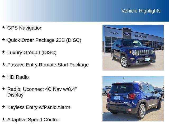 used 2021 Jeep Renegade car, priced at $18,128
