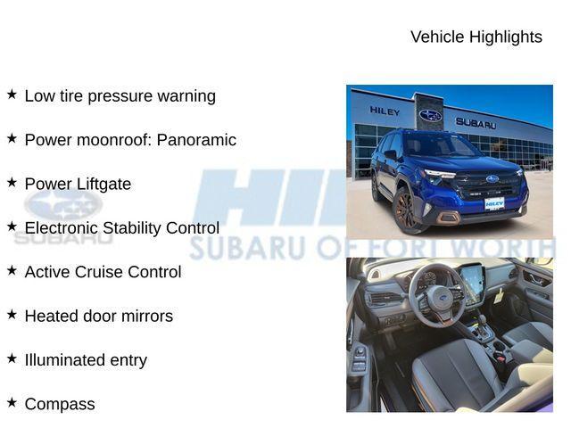 new 2025 Subaru Forester Hybrid car, priced at $37,509