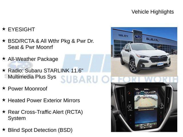 new 2025 Subaru Crosstrek car, priced at $30,489