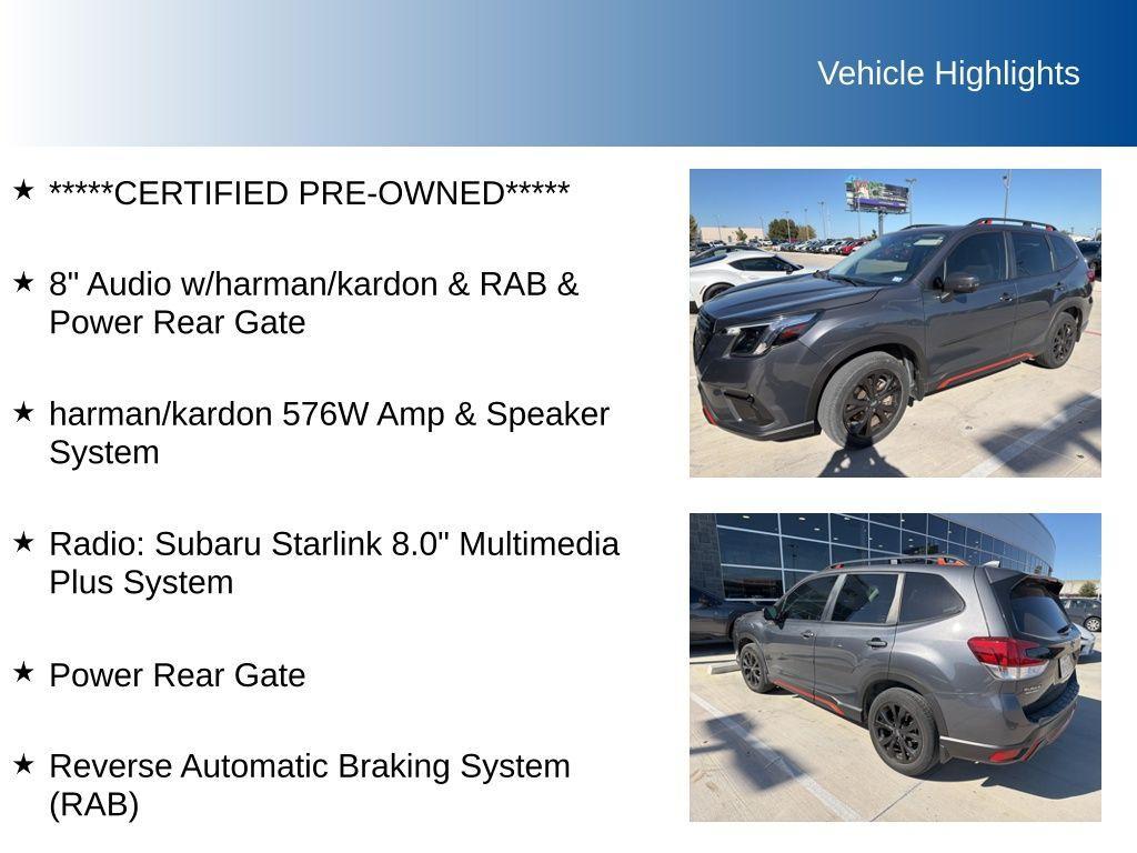 used 2022 Subaru Forester car, priced at $27,970
