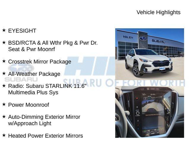 new 2025 Subaru Crosstrek car, priced at $30,489