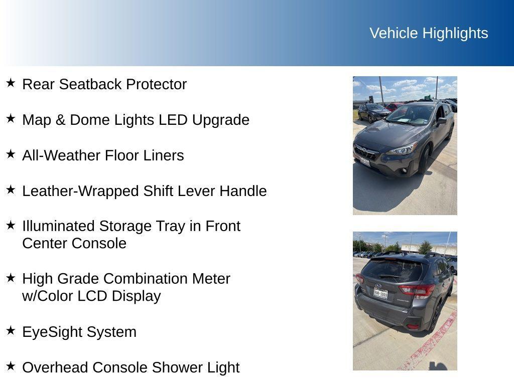 used 2022 Subaru Crosstrek car, priced at $23,306
