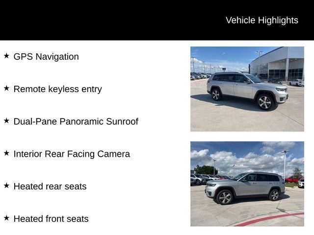 used 2021 Jeep Grand Cherokee L car, priced at $29,499