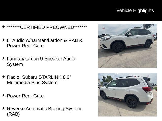 used 2024 Subaru Forester car, priced at $30,607