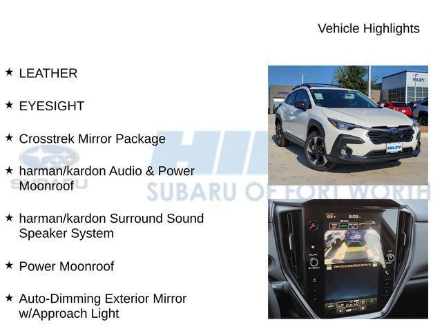 new 2025 Subaru Crosstrek car, priced at $34,544