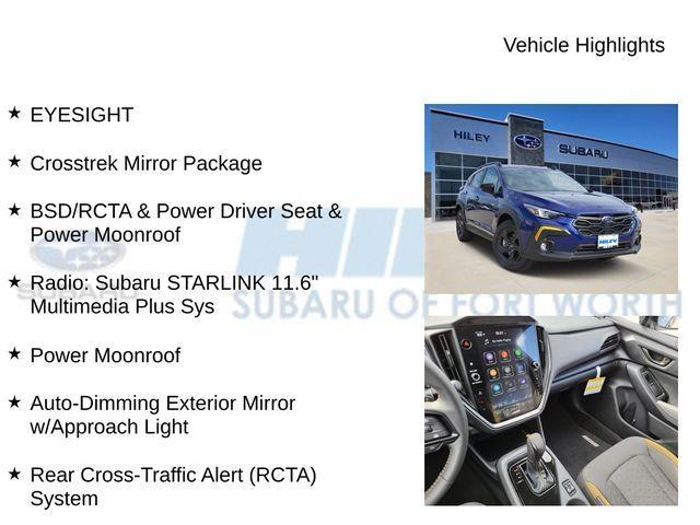 new 2025 Subaru Crosstrek car, priced at $32,627