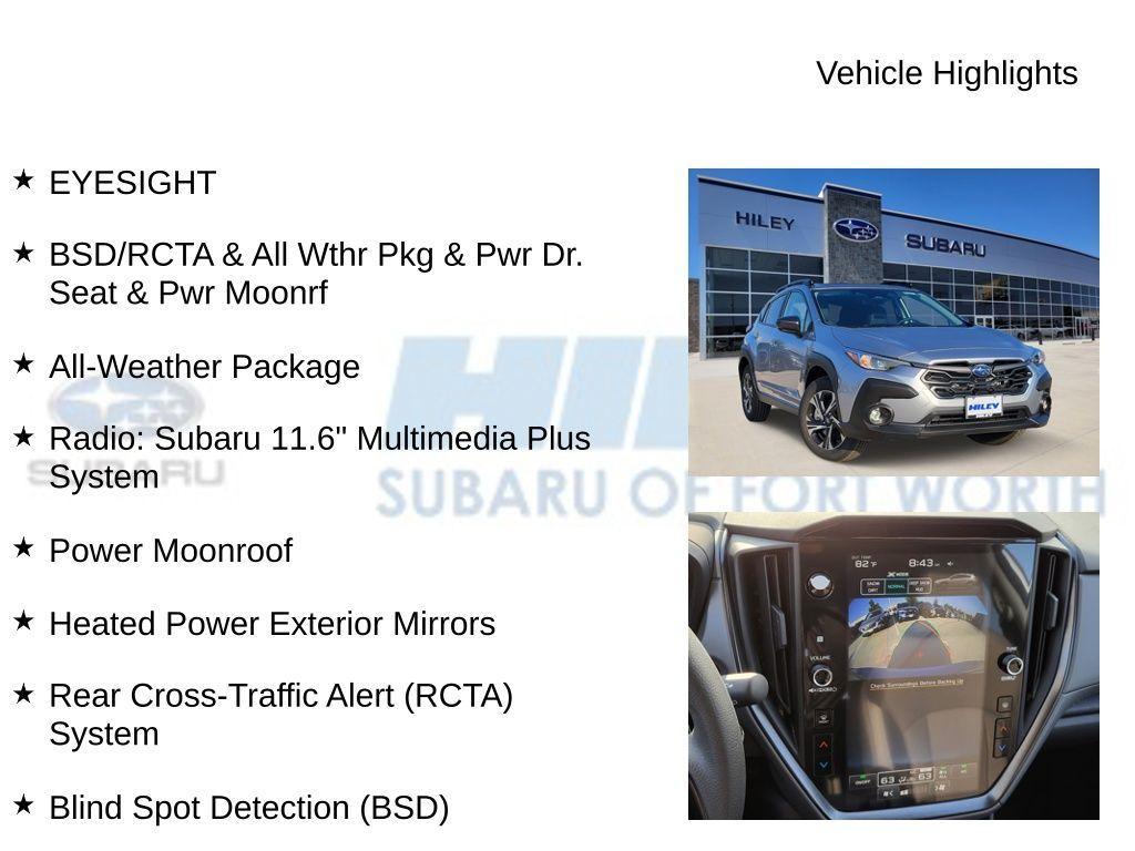 new 2026 Subaru Crosstrek car, priced at $29,828
