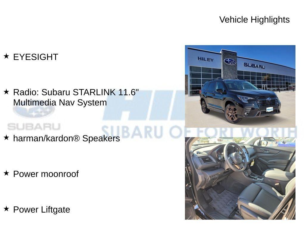 new 2025 Subaru Ascent car, priced at $47,369