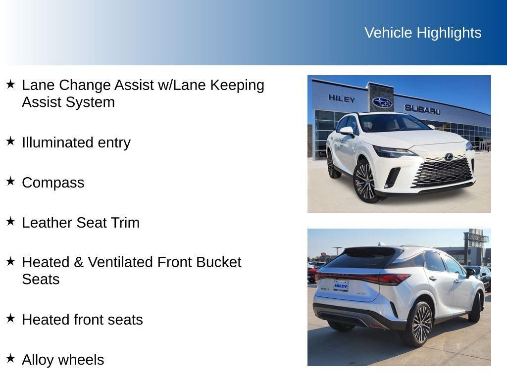 used 2024 Lexus RX 350 car, priced at $54,691