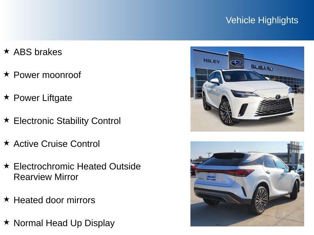 used 2024 Lexus RX 350 car, priced at $54,691