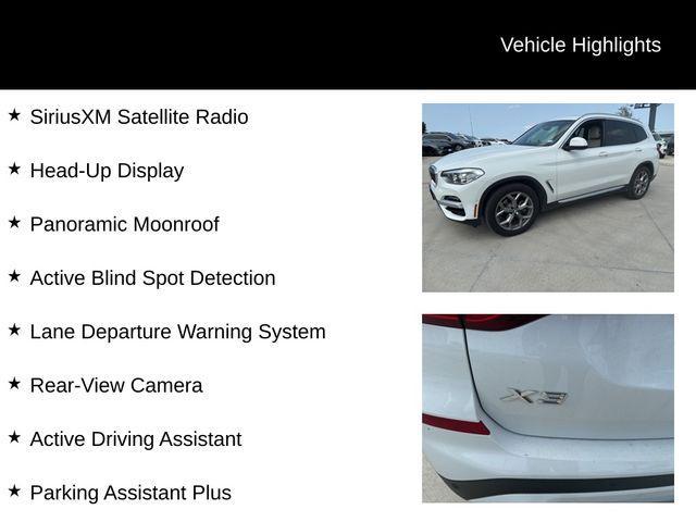 used 2020 BMW X3 car, priced at $24,621