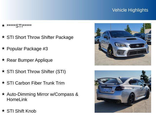 used 2019 Subaru WRX STI car, priced at $26,466