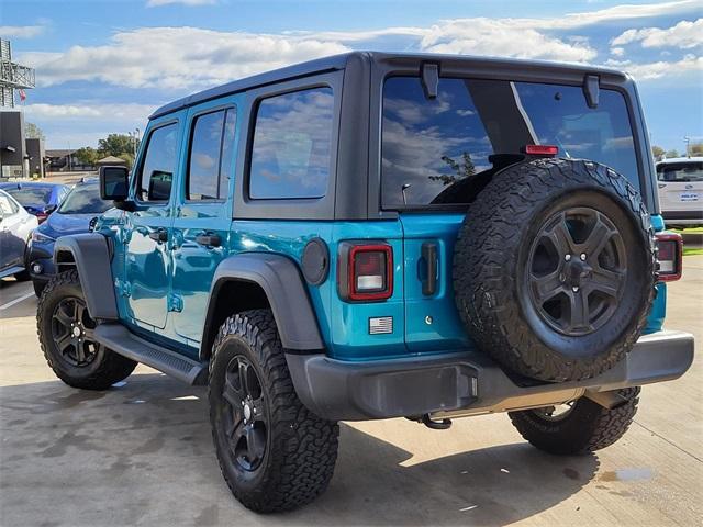 used 2020 Jeep Wrangler Unlimited car, priced at $22,878