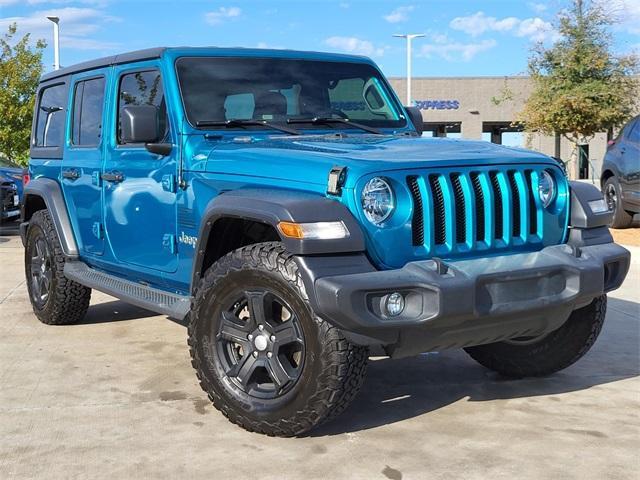 used 2020 Jeep Wrangler Unlimited car, priced at $22,878