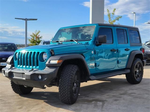 used 2020 Jeep Wrangler Unlimited car, priced at $22,878