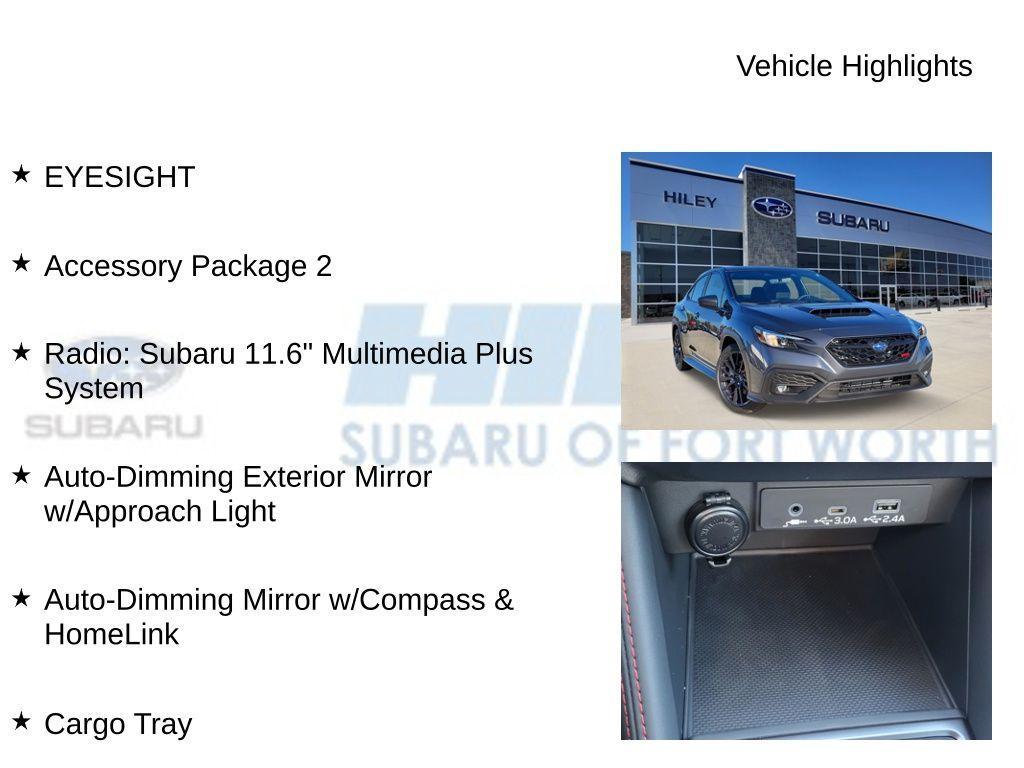 new 2025 Subaru WRX car, priced at $37,422