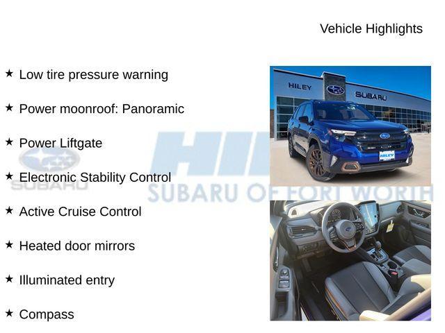 new 2025 Subaru Forester Hybrid car, priced at $37,509