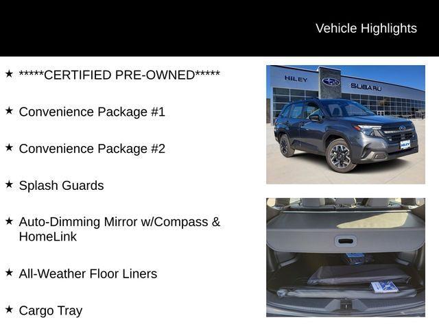 used 2025 Subaru Forester car, priced at $28,990