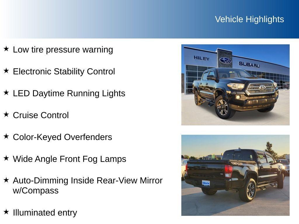 used 2017 Toyota Tacoma car, priced at $24,691