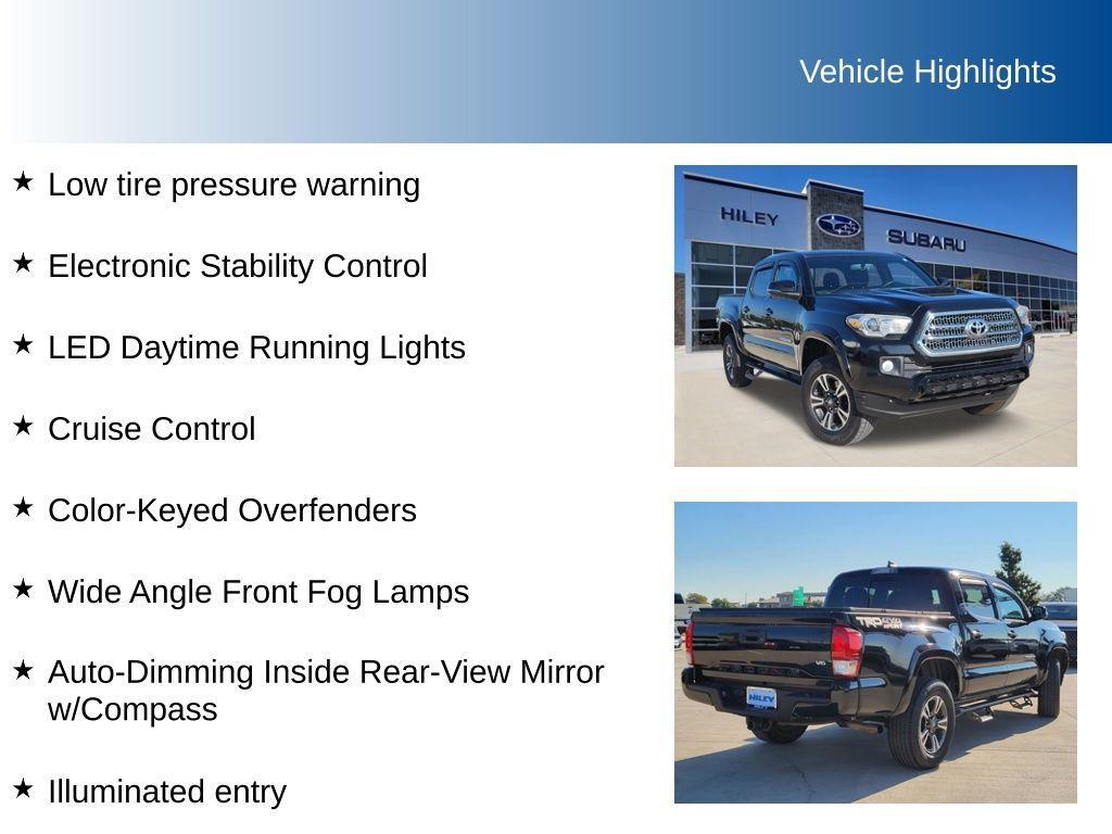 used 2017 Toyota Tacoma car, priced at $27,561