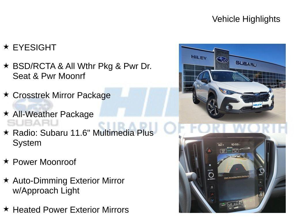 new 2025 Subaru Crosstrek car, priced at $28,046