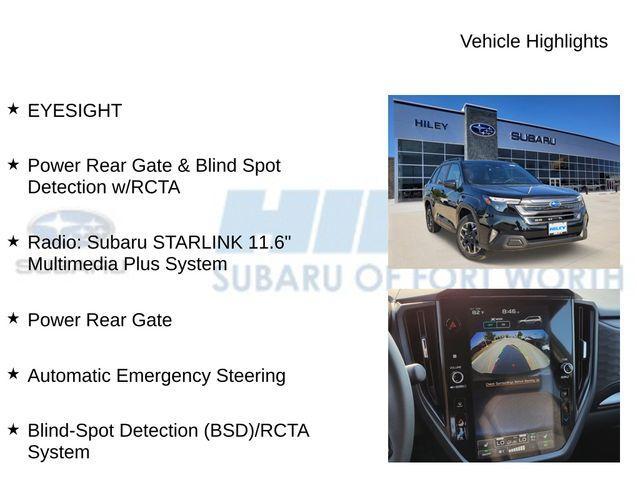 new 2025 Subaru Forester car, priced at $34,040
