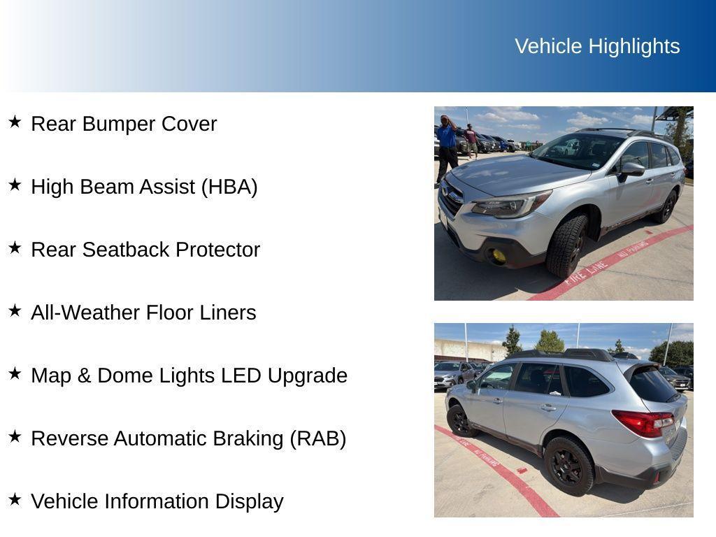 used 2018 Subaru Outback car, priced at $19,185