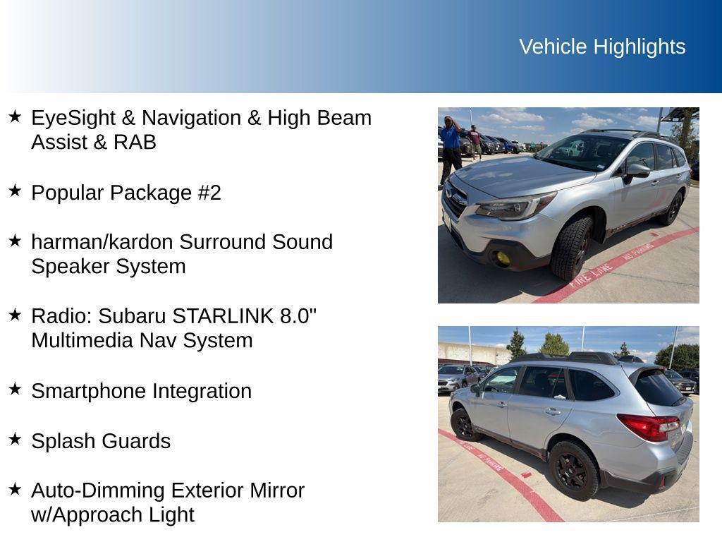 used 2018 Subaru Outback car, priced at $19,185
