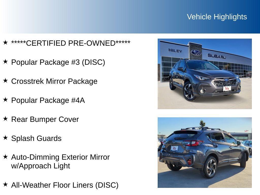 used 2024 Subaru Crosstrek car, priced at $28,691