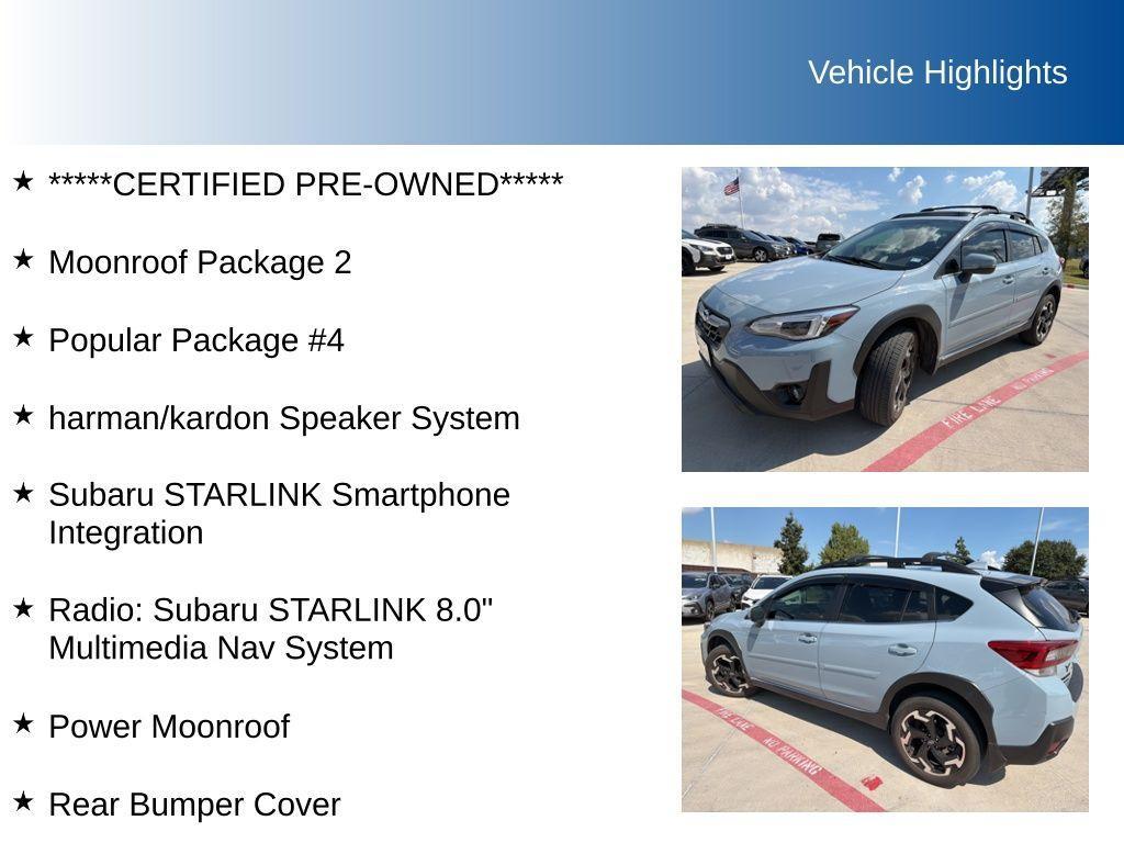 used 2022 Subaru Crosstrek car, priced at $25,451
