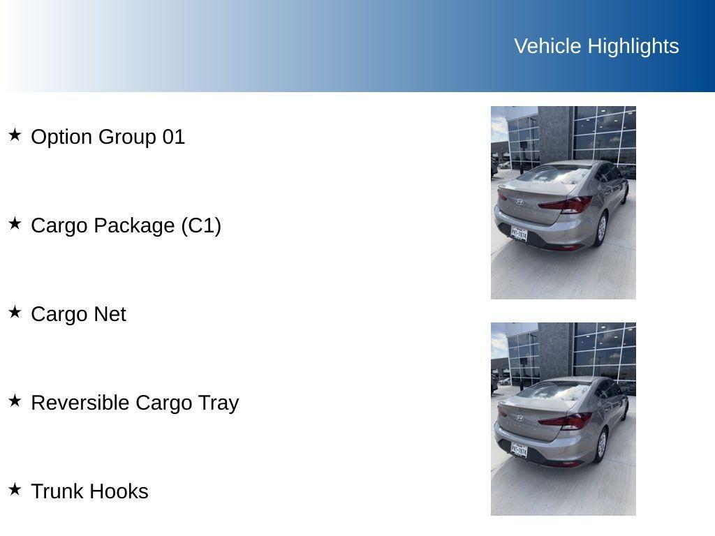 used 2020 Hyundai Elantra car, priced at $9,994