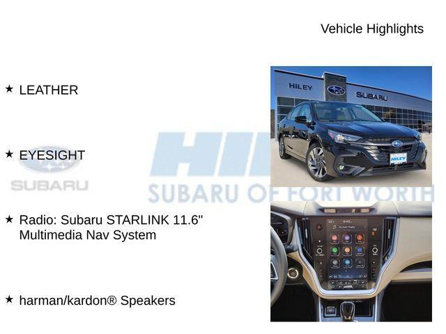 new 2025 Subaru Legacy car, priced at $35,455