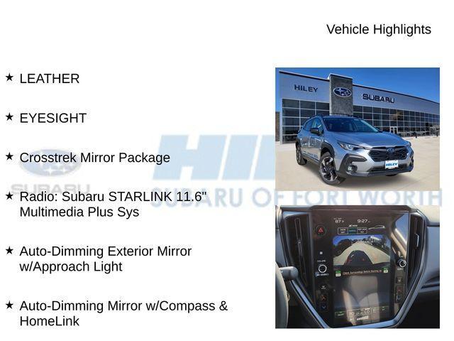 new 2025 Subaru Crosstrek car, priced at $32,949