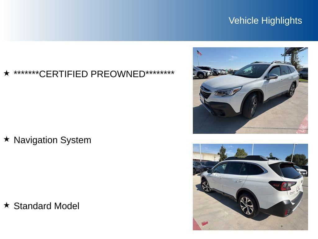 used 2021 Subaru Outback car, priced at $26,960