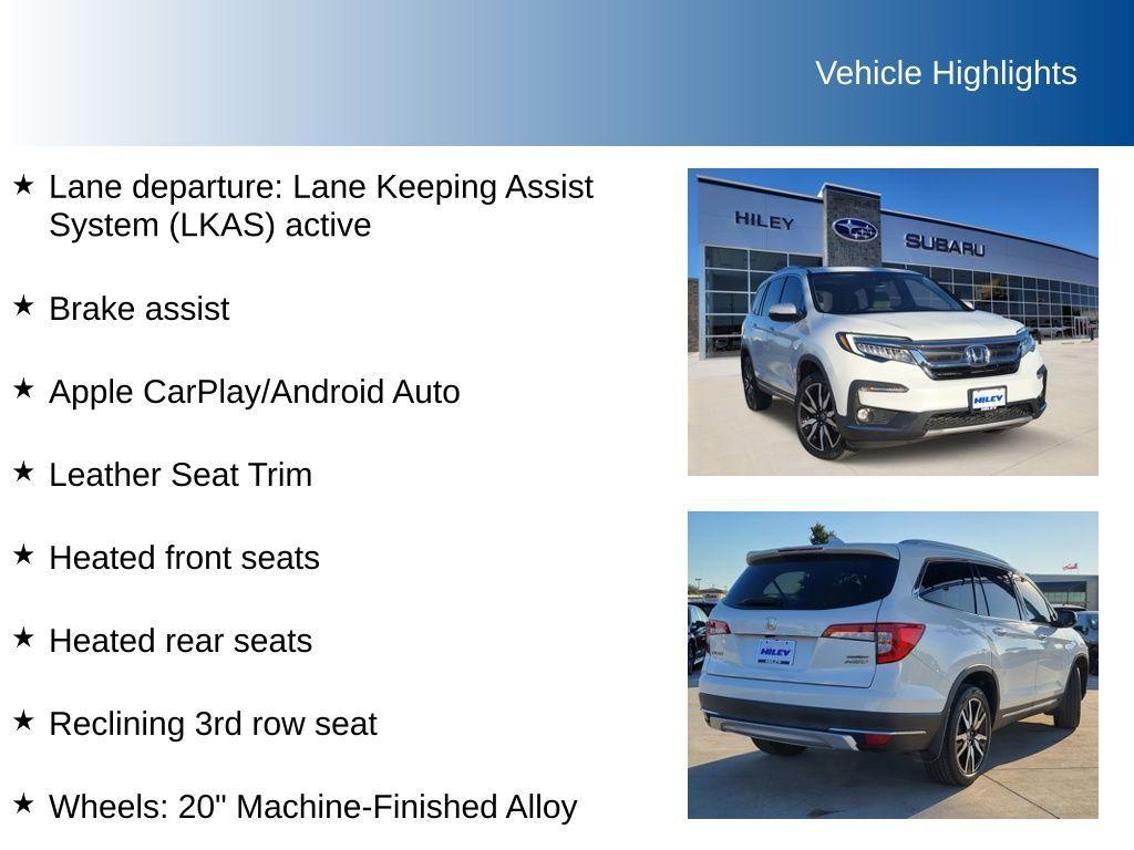 used 2022 Honda Pilot car, priced at $27,367