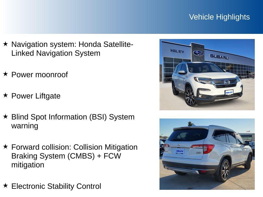 used 2022 Honda Pilot car, priced at $27,367