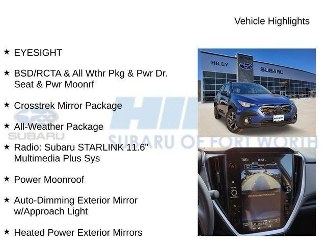 new 2025 Subaru Crosstrek car, priced at $30,864