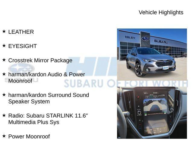 new 2025 Subaru Crosstrek car, priced at $34,544